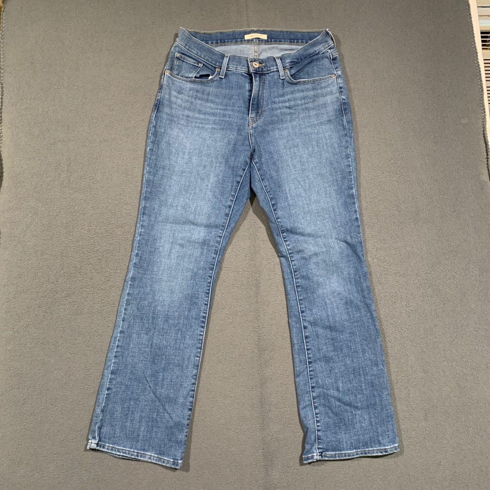 Levi's Curvy Bootcut Jeans Women W31 L30 Medium Wash Stretch Denim Classic